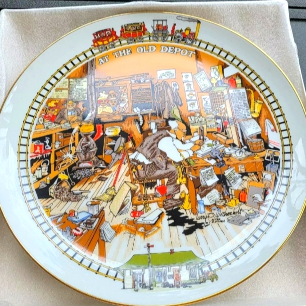 The Railroad Commemorative Plate